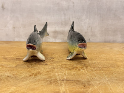 Vintage Lake Trout Salt And Pepper Shakers Japan? #1173