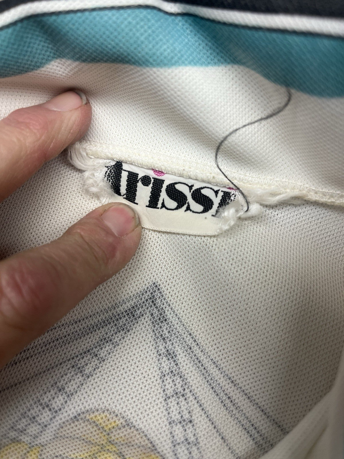 1970s, 80, Women’s Knit S Sleeve Sailor Print