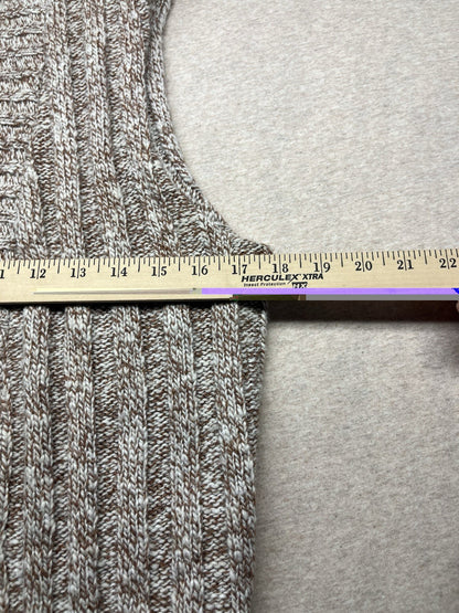 1960s, 70s Grandpas Kings Road Brown Cardigan Sweater