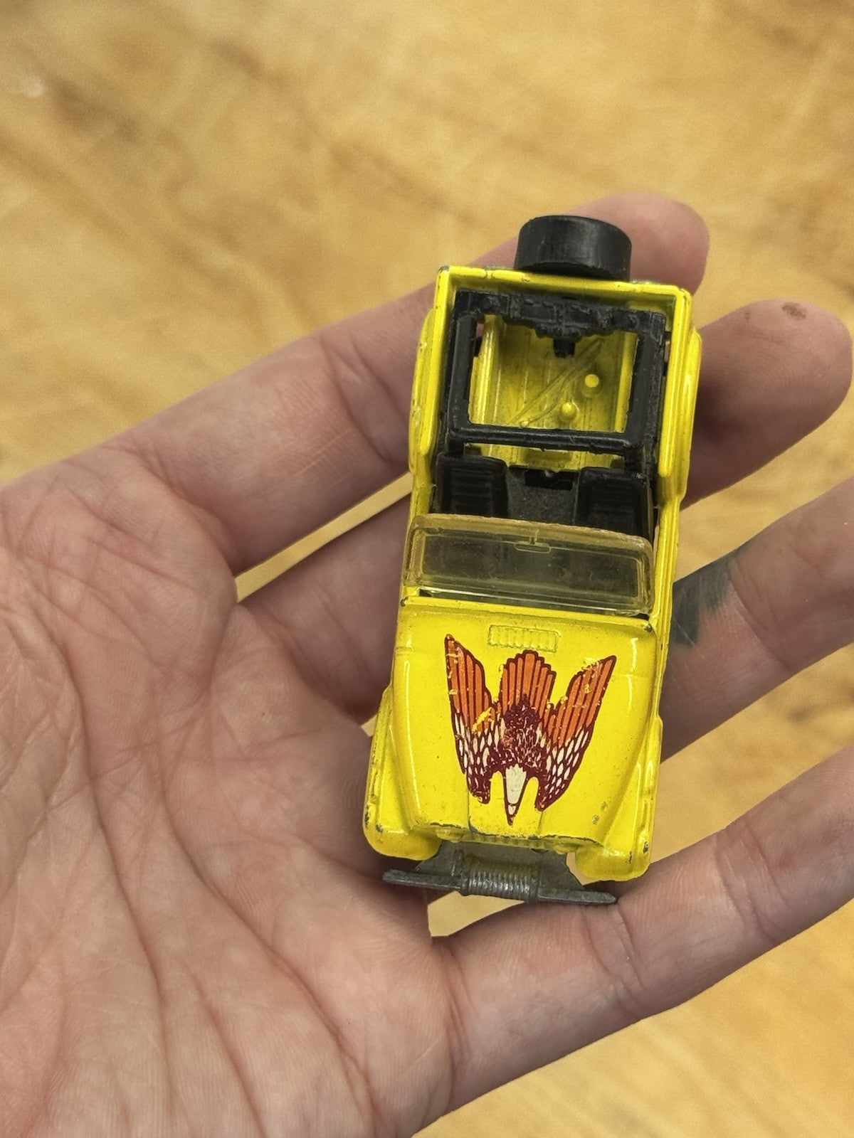 Vintage 1981 Mattel Hot Wheels Yellow CJ-7 Jeep #1235