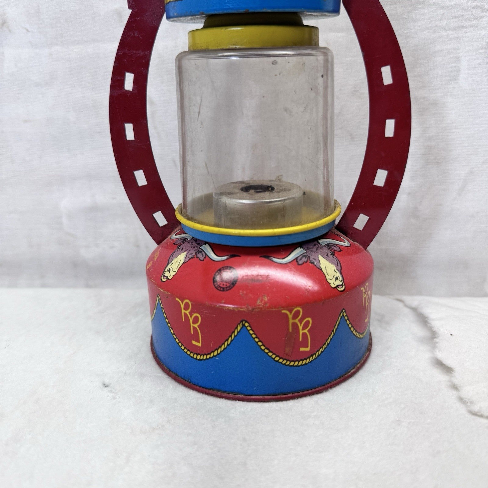 Roy Rogers Ohio Arts Tin Litho Child’s Toy Lantern  Vintage