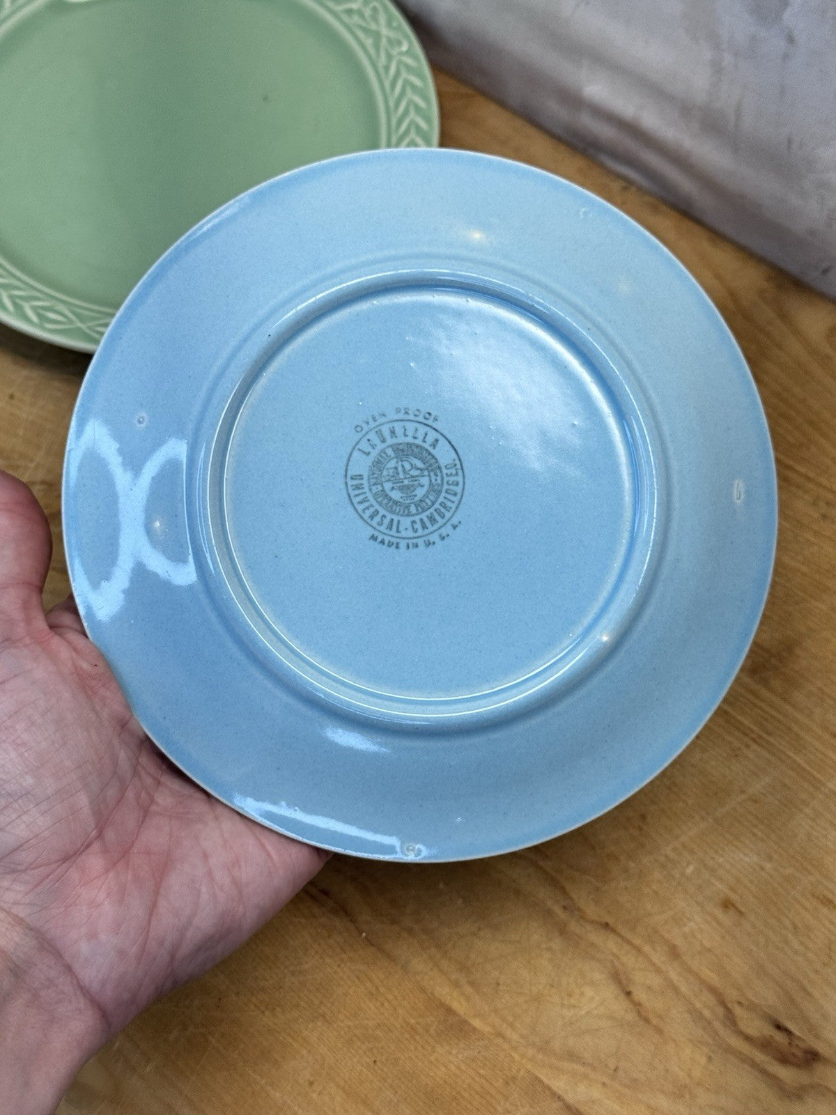 Laurella Set Of Four Plates Vtg #1297