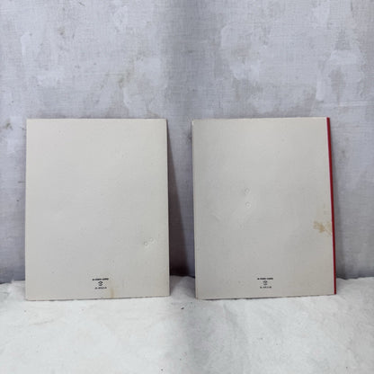 Two Vintage Valentines Day Paper Cards