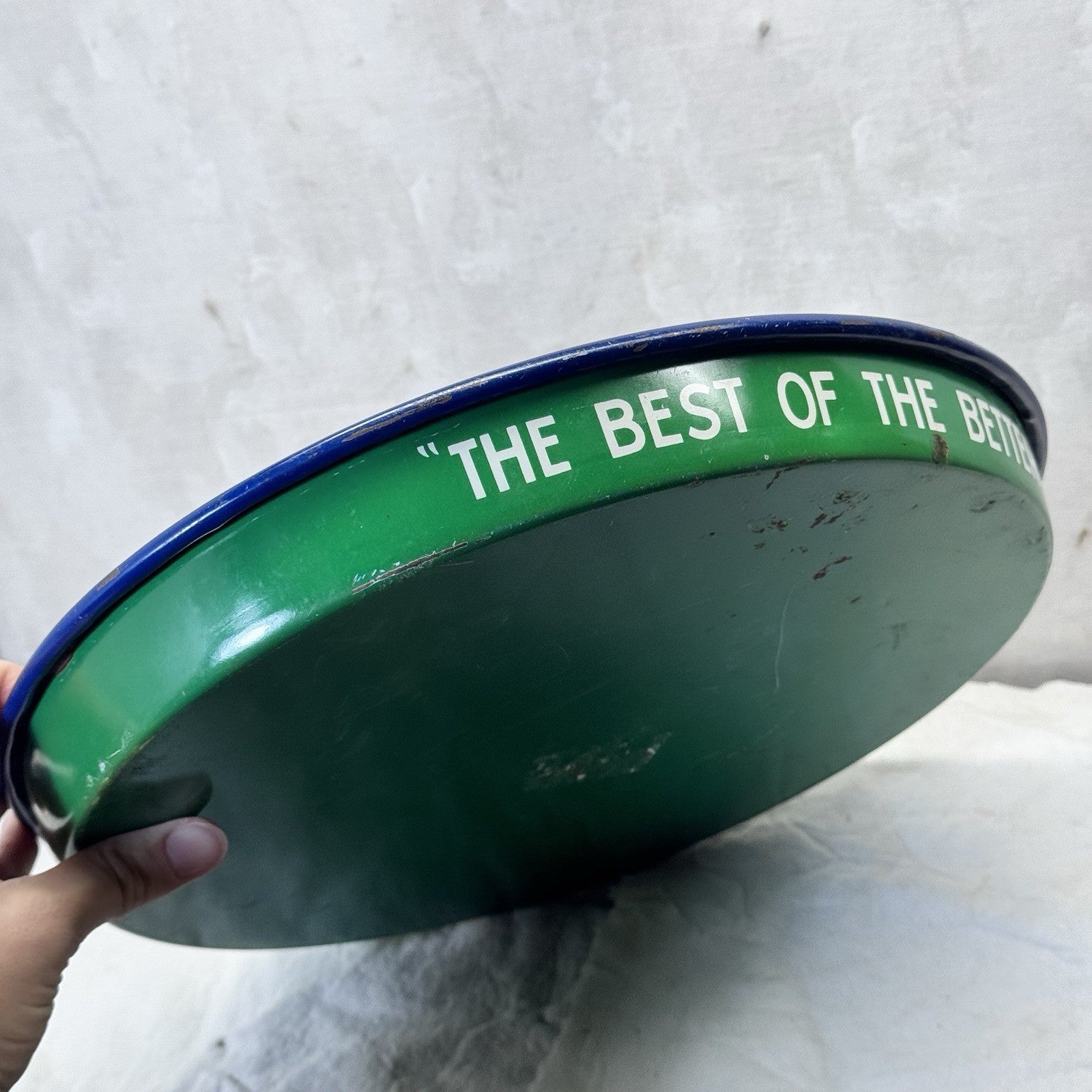 West Bend Old Timers Lager Beer Tray Wisconsin Vintage