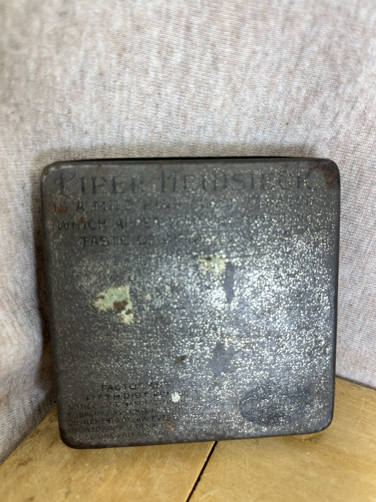 Piper Hudsiack Empty Tobacco Tin