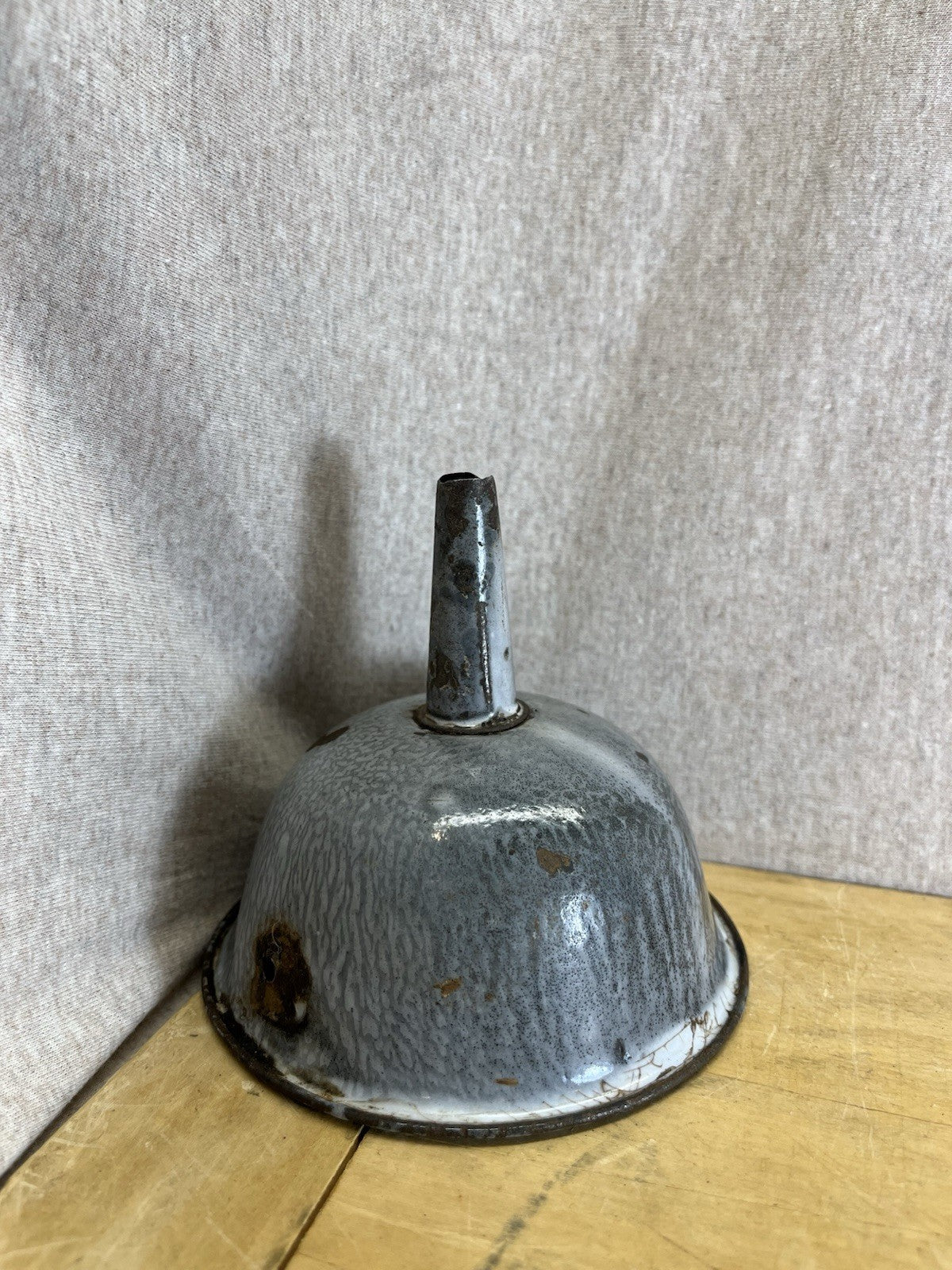 Grey Enamel Funnel