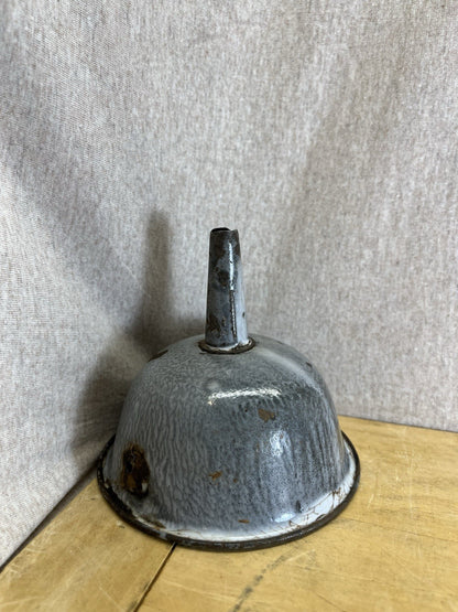 Grey Enamel Funnel