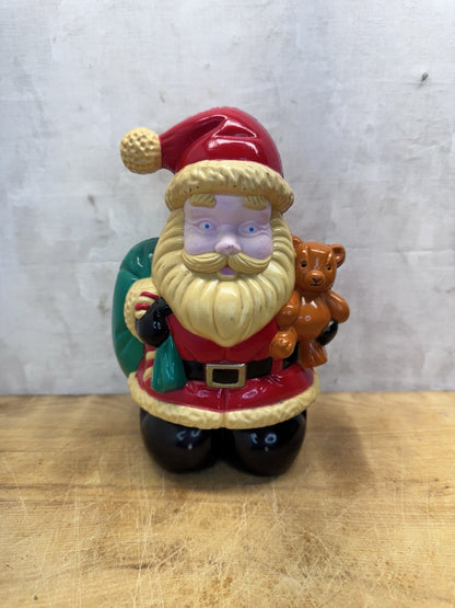 Vtg Santa Claus Christmas Blow Mold #1445