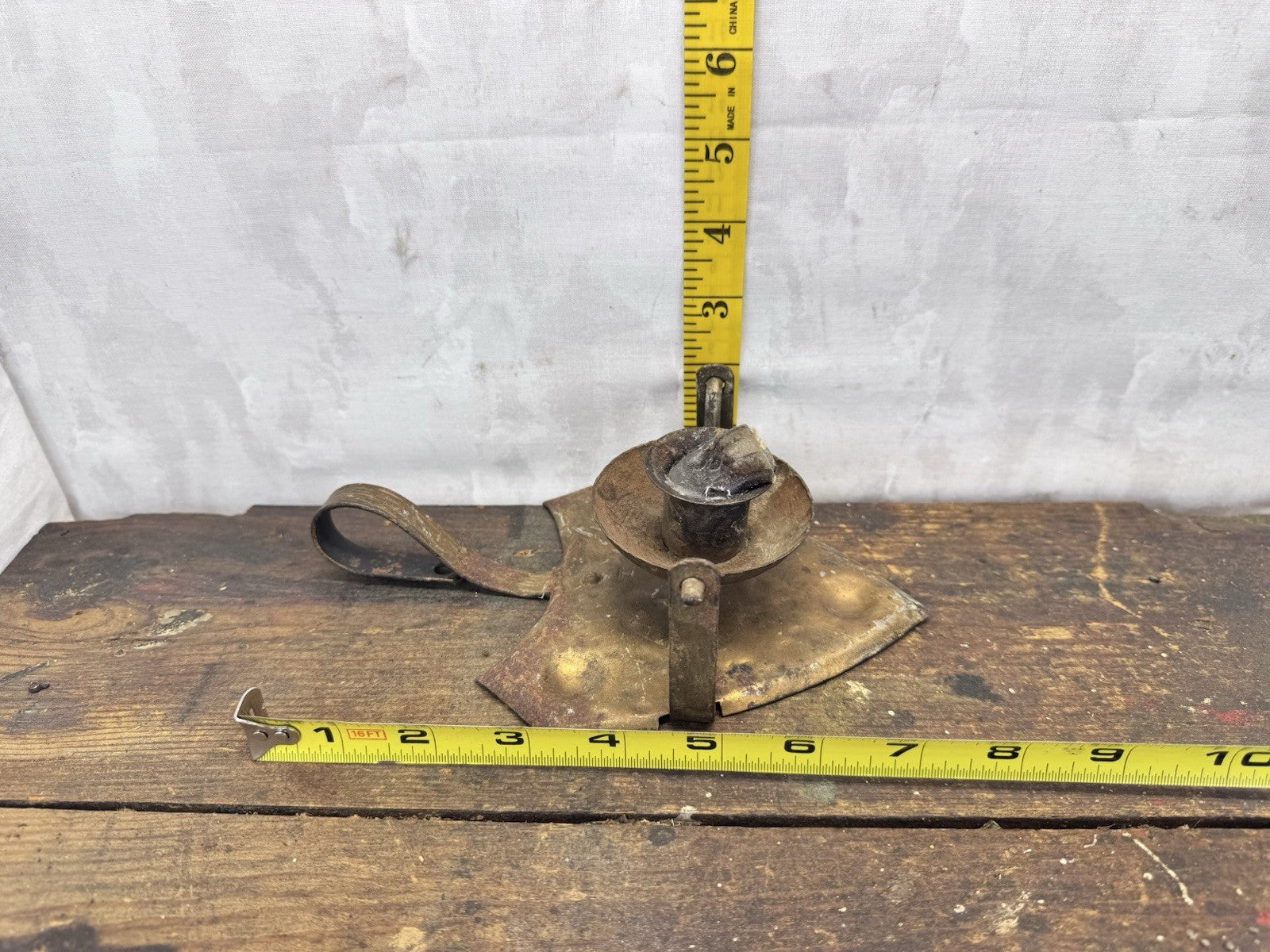 German Antique Ship Candle Holder #1010