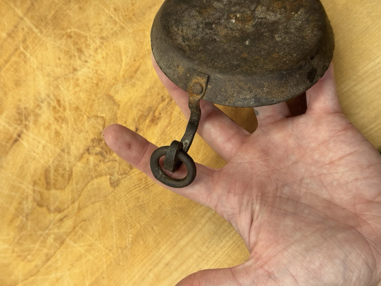 Antique Handheld Candle Holder #1252