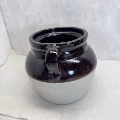 Vintage Stoneware Pot Red Wing No Lid 