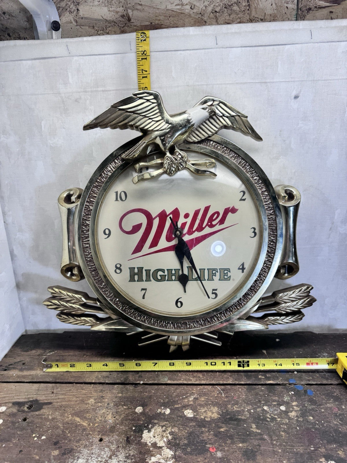 Miller High Life Non-Illuminated Zoizel Clock