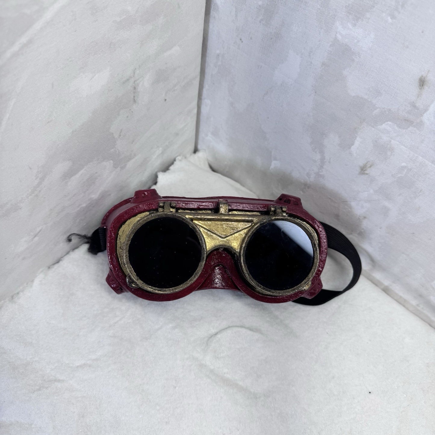 Steampunk Aviator Plastic Costume Goggles 