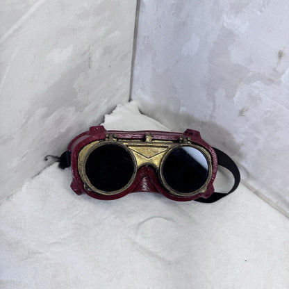 Steampunk Aviator Plastic Costume Goggles 