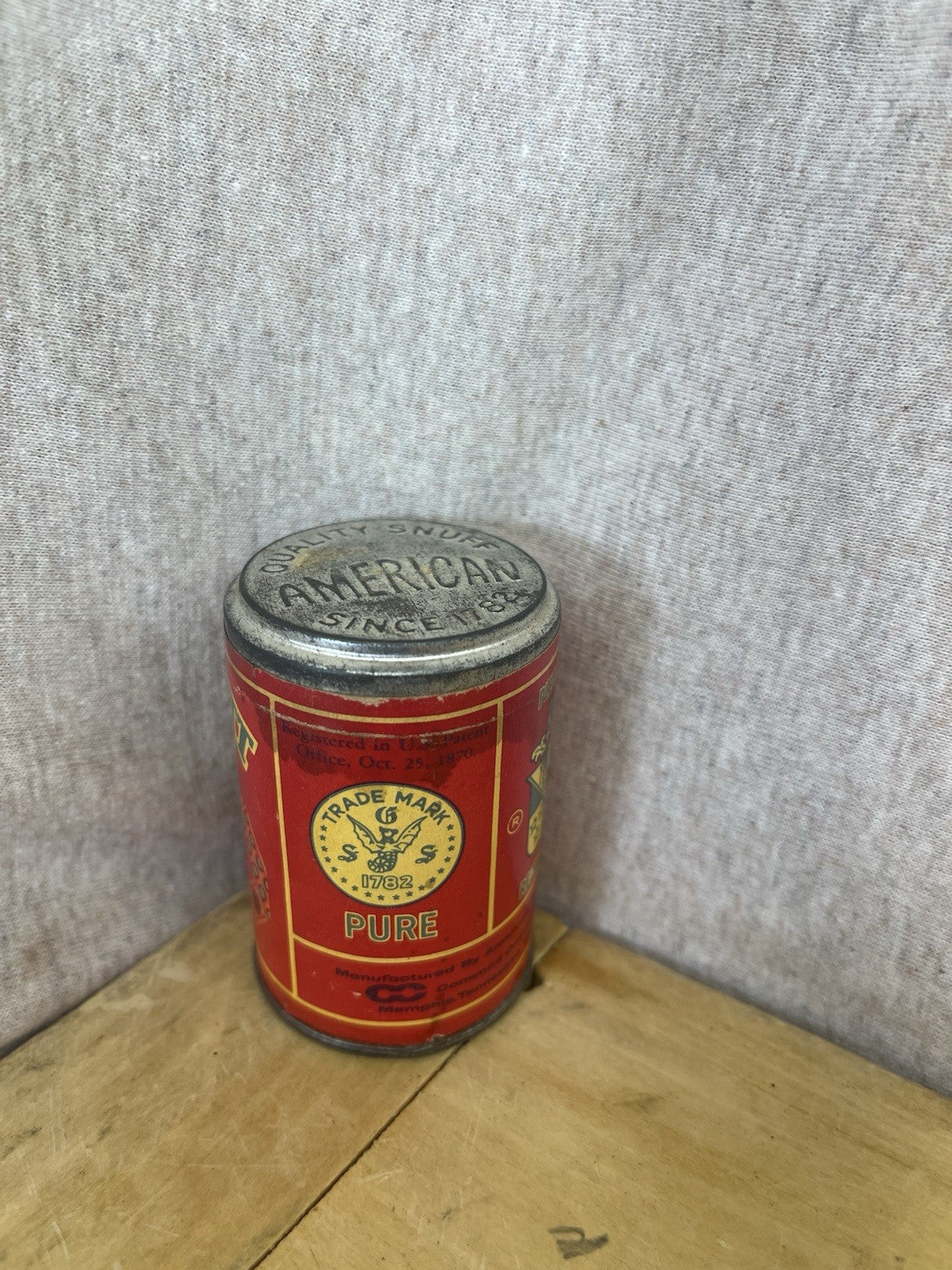 W.E.Garrett & Sons Sweet Snuff Tobacco Empty Tin