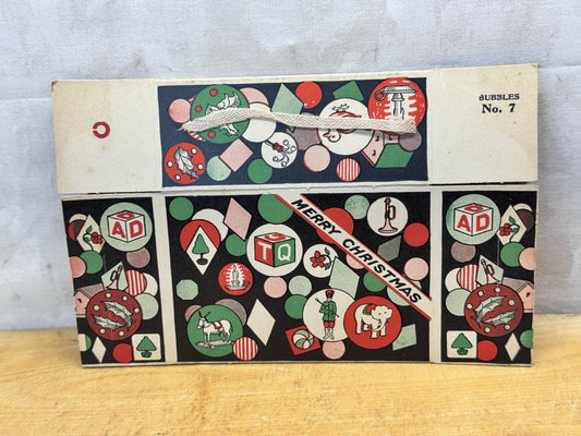 NOS Antique Christmas Candy Box #1348