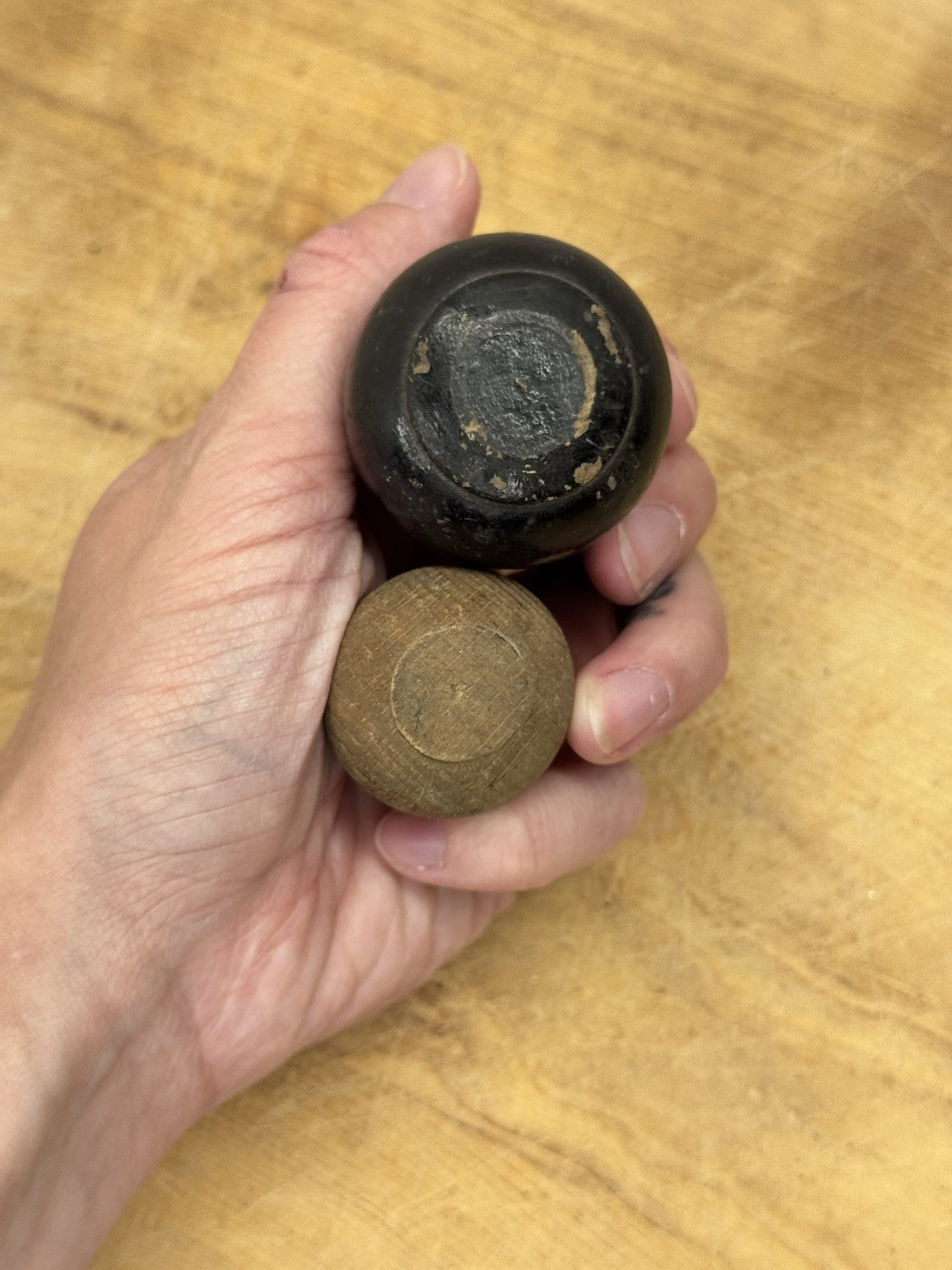 Wooden Antique Spin Tops #1616