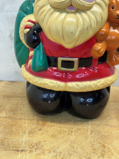 Vtg Santa Claus Christmas Blow Mold #1445