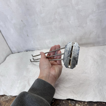 Vintage Metal Three Tier Wall Towel Bar Hanger