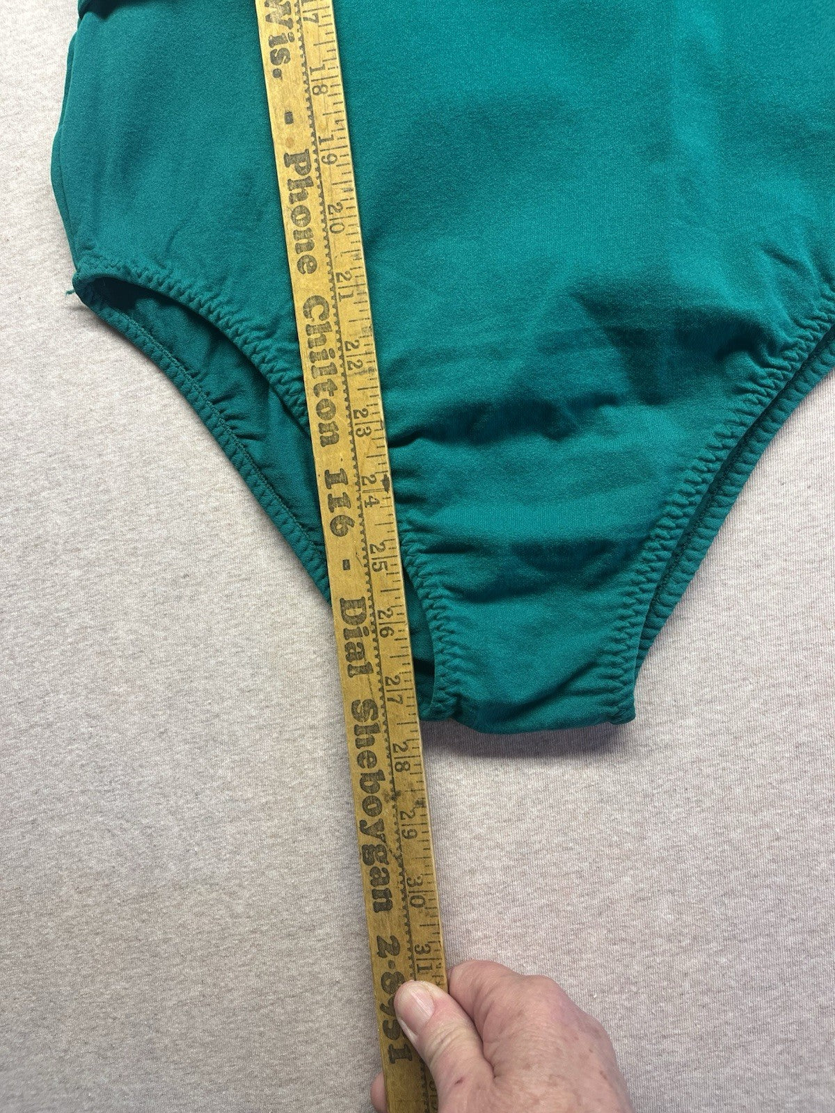 1990s Women’s Green Knit Sleeveless Body Suit