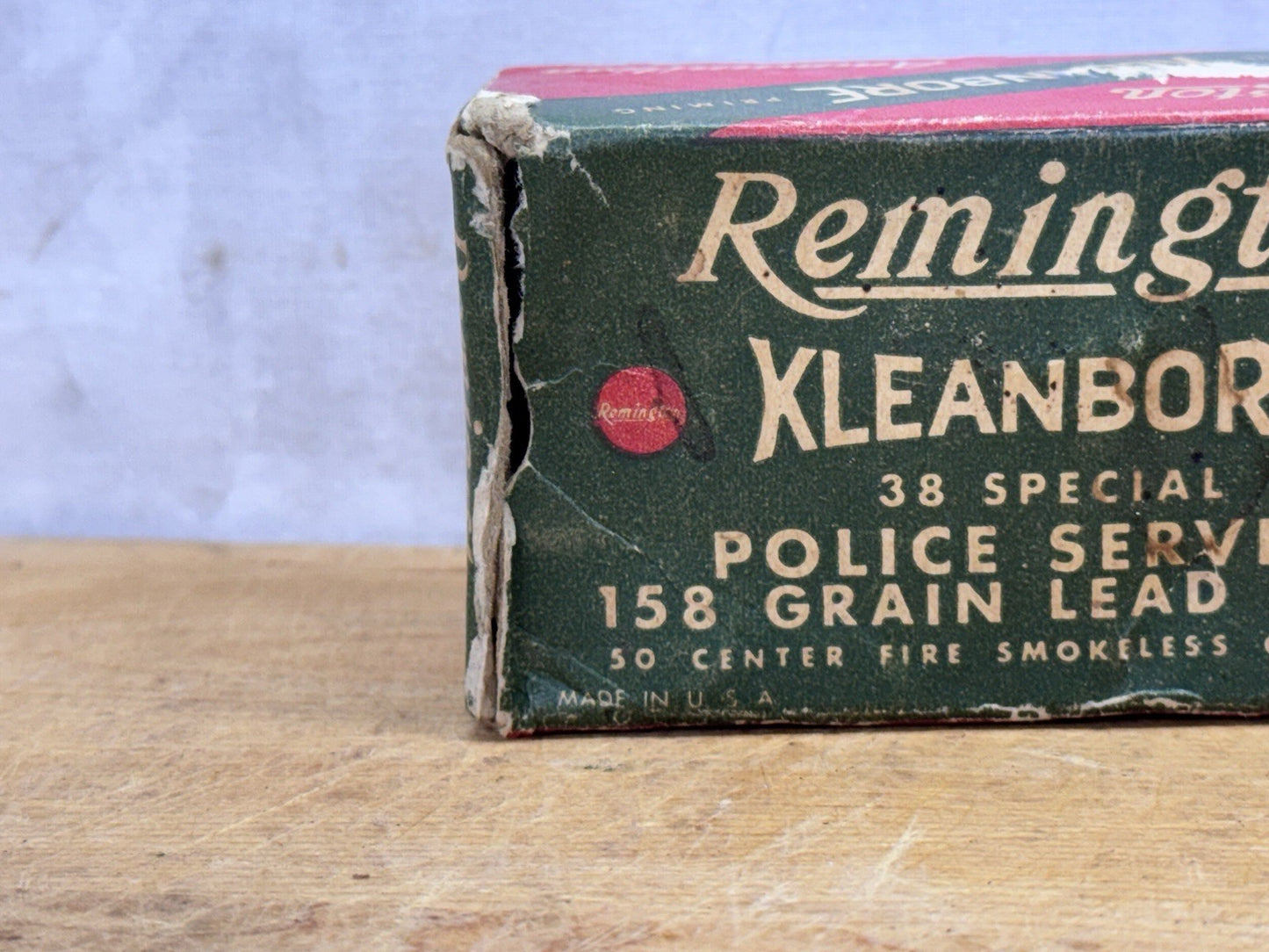 Remington 38 Service Police Special EMPTY Box #1285