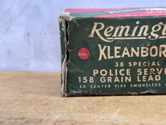 Remington 38 Service Police Special EMPTY Box #1285