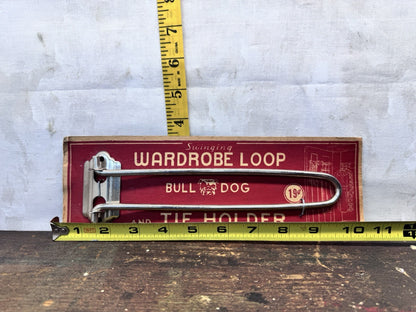 Vintage Bulldog Tie And Wardrobe Holder NOS #1047