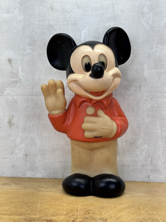 1978 Mickey Mouse Squeeze Toy by Gabriel Cbs Toys #1178