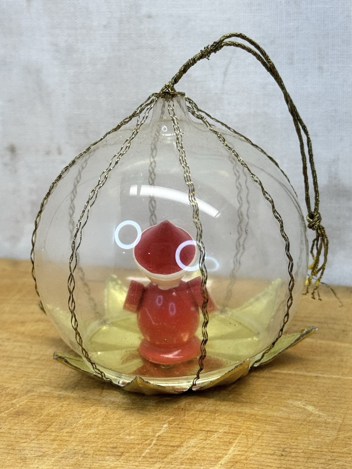 West Germany Santa Christmas Ornament #1055