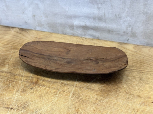 Hand Carved Wood Scoop Antique #1440
