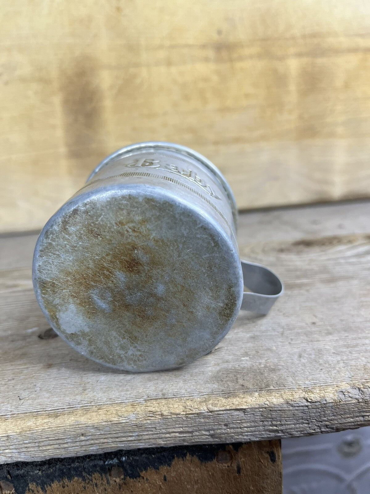 Vintage Aluminum Baby Cup,collectible 