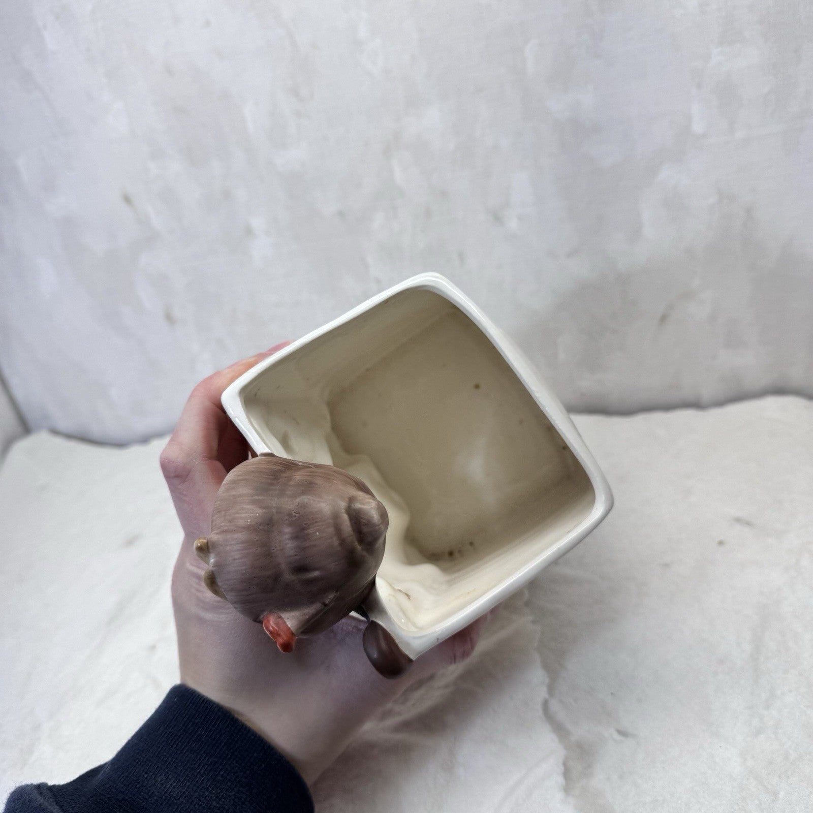 Napcoware Little Boy Planter Vintage 