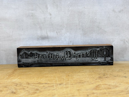 Antique Merry Christmas Stamp Block #1042