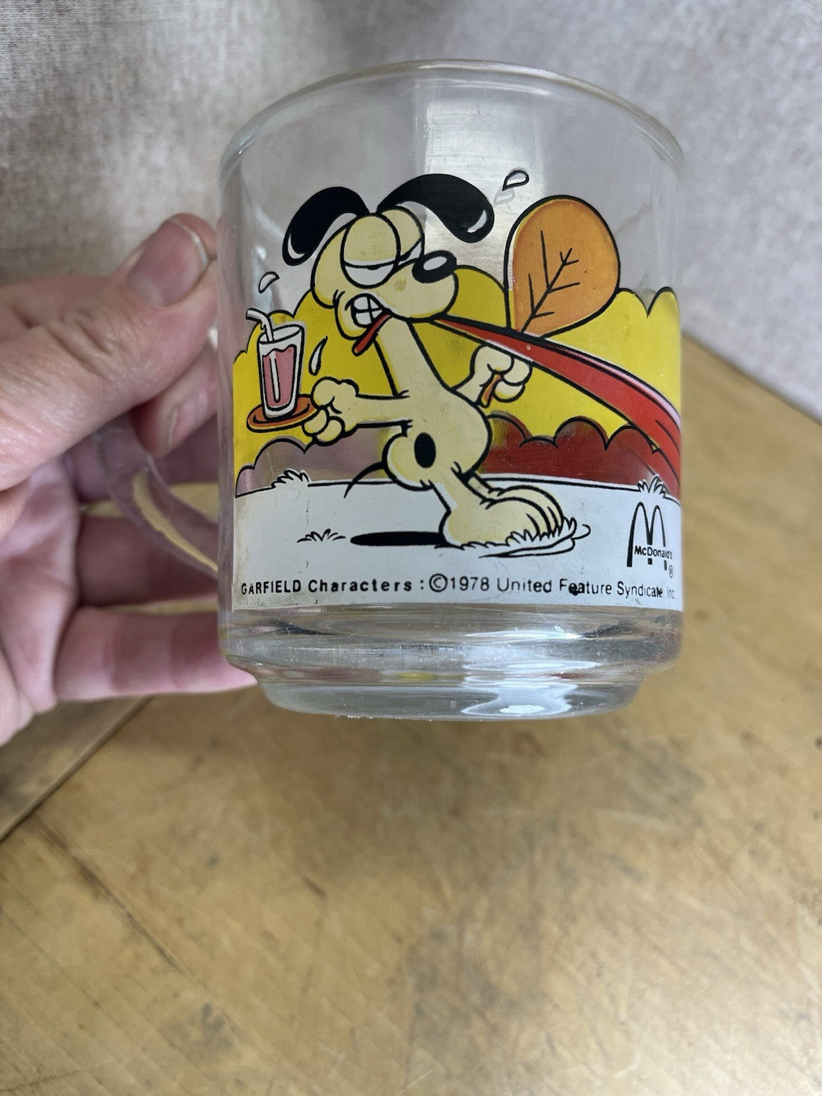 Garfield Mc Donald’s Vintage Glass Mug