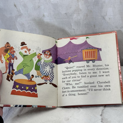 Clarabell Clown And The Merry Go Round Vintage Children’s Book
