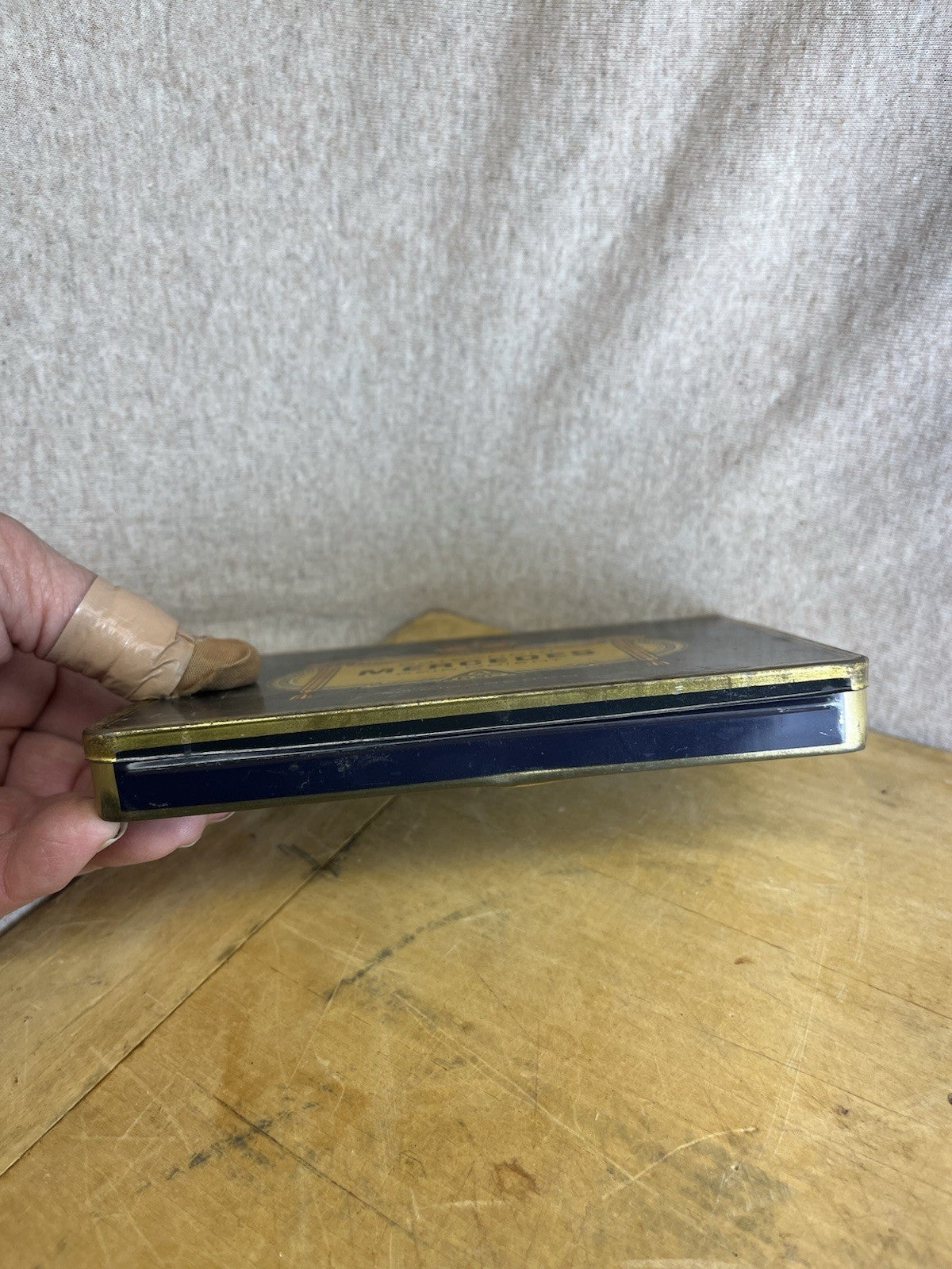 Batschari Mercedes Empty Vintage Tobacco Tin