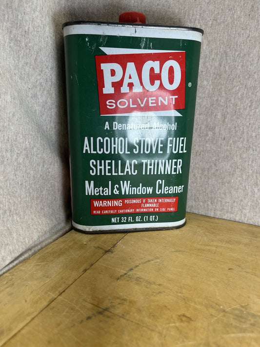 Paco Solvent Empty Vintage Tin