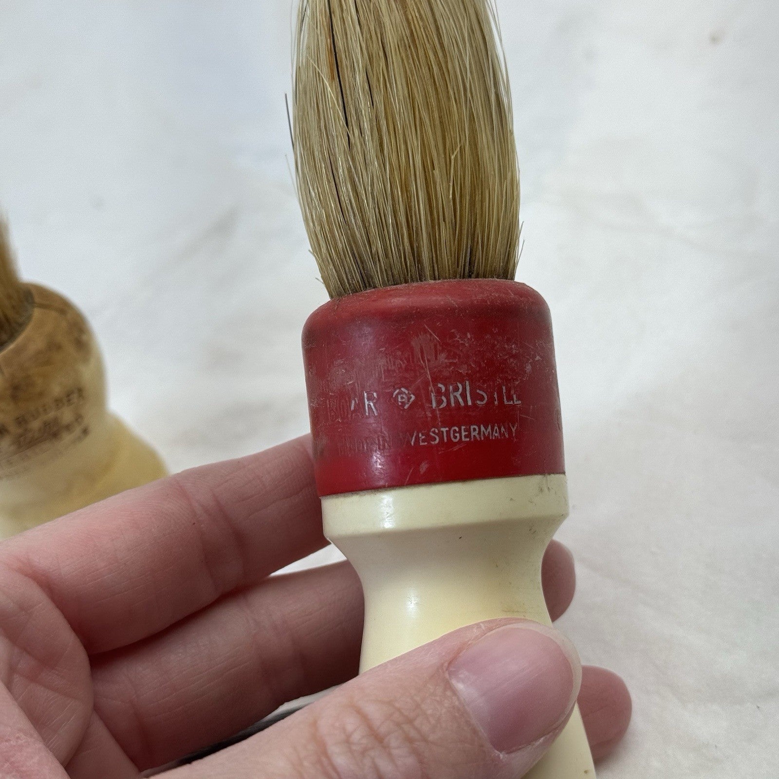 Three Vintage Shaving Brushes 