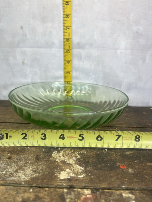 Vintage Uranium Bowl No Chips Or Cracks # 125