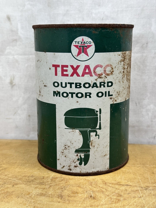 Texaco Outboard Motor Tin #1117