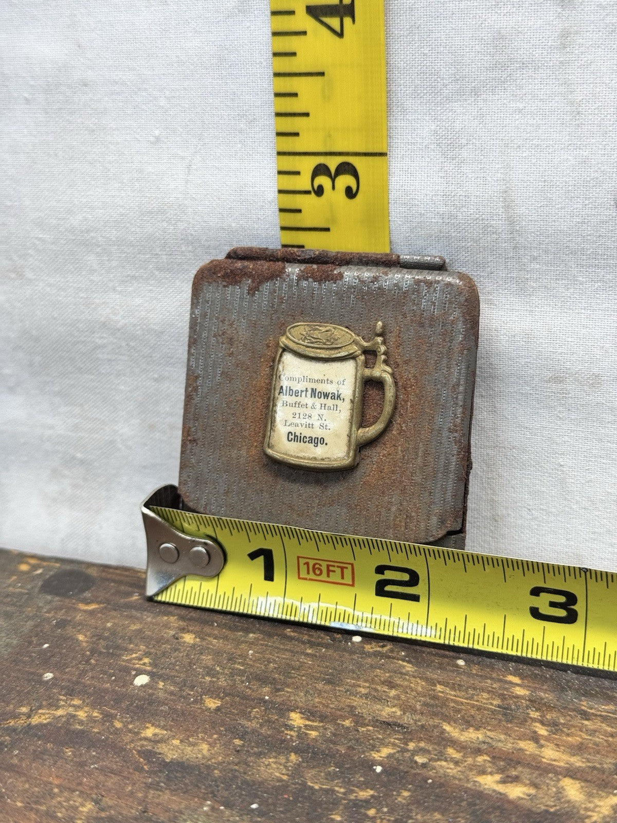 Antique Pocket Albert Norwalk Match Safe #1513