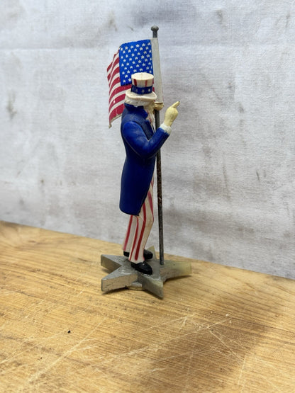 Patriotic Uncle Sam Figurine Vtg Japan #1438