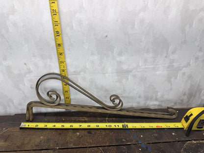 Vintage Pair Curtain Rods With Brackets #1014