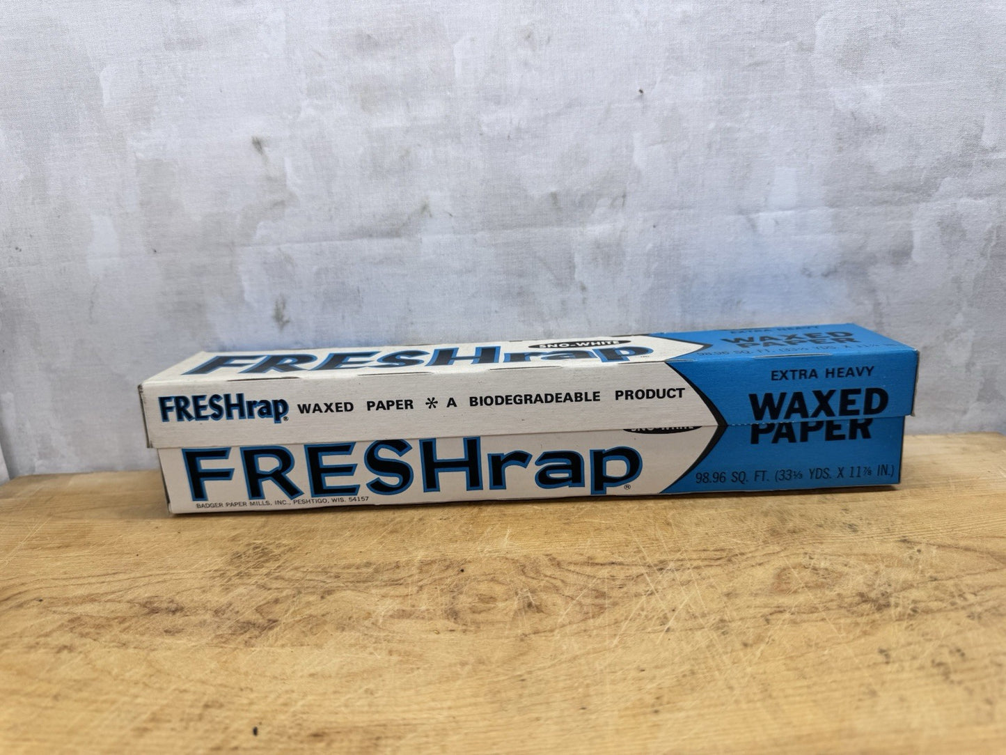 FRESHrap Waxed Paper Vtg Box #1308