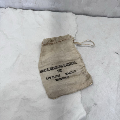 Miller, Bradford & Risberg Inc. Eau Claire Madison Wisconsin Small Bag Vintage 