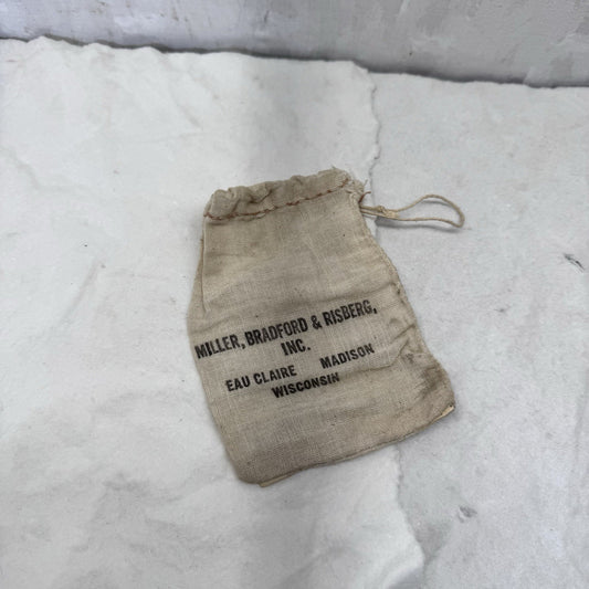 Miller, Bradford & Risberg Inc. Eau Claire Madison Wisconsin Small Bag Vintage 