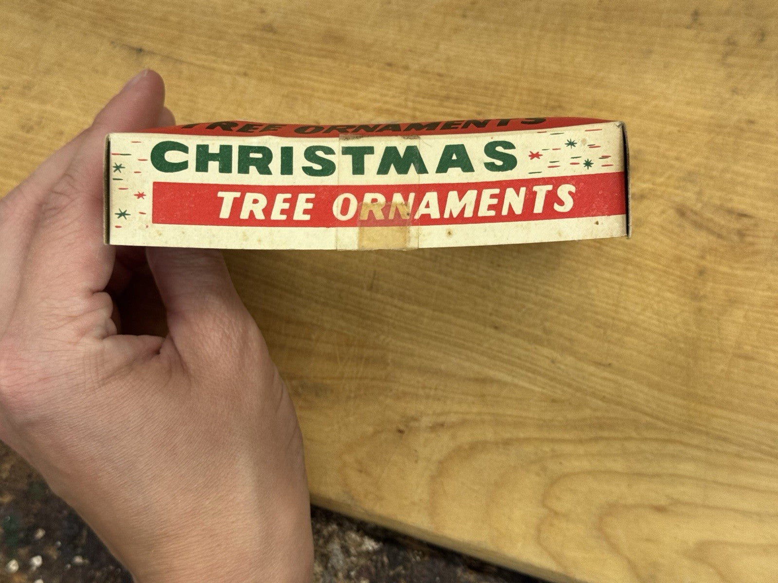 Vintage Mini Christmas Tree Ornaments #1090