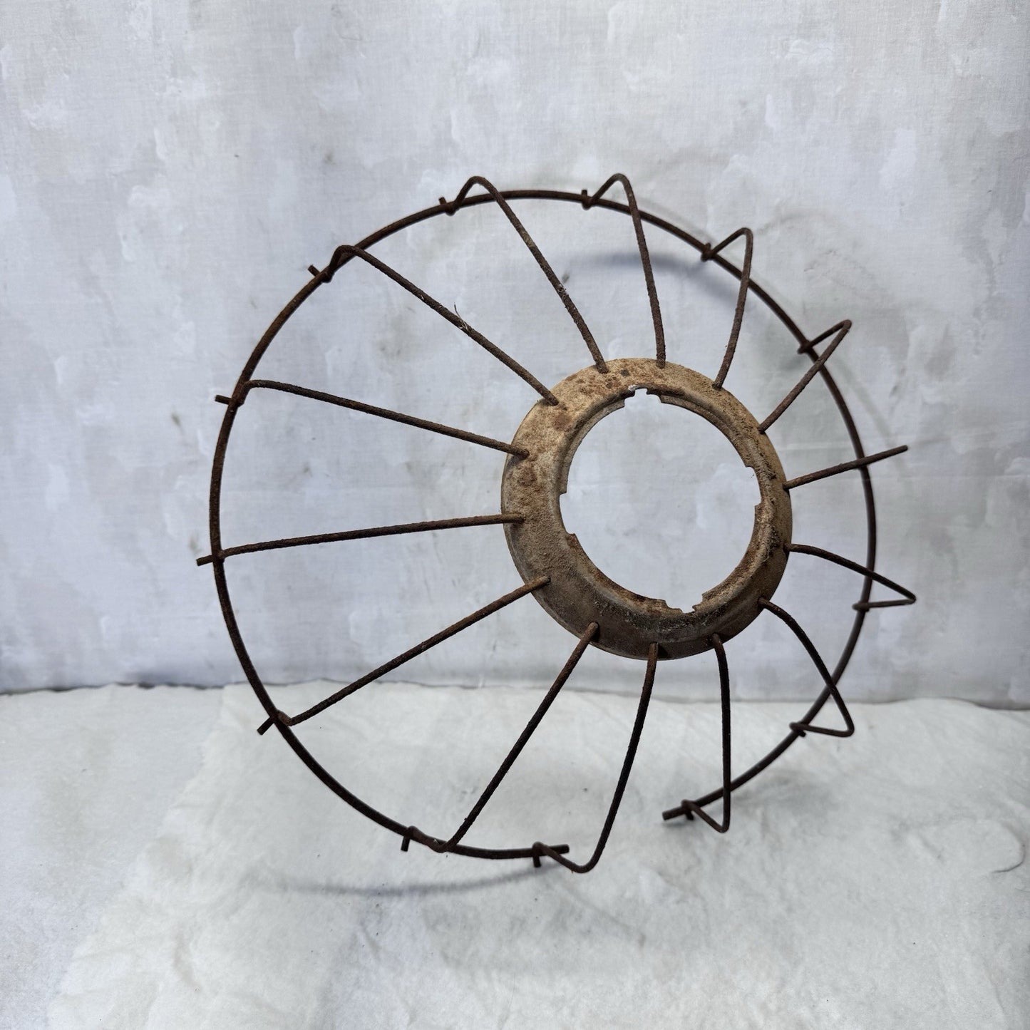 Chicken Caged Light Cover Metal Vintage Repurpose