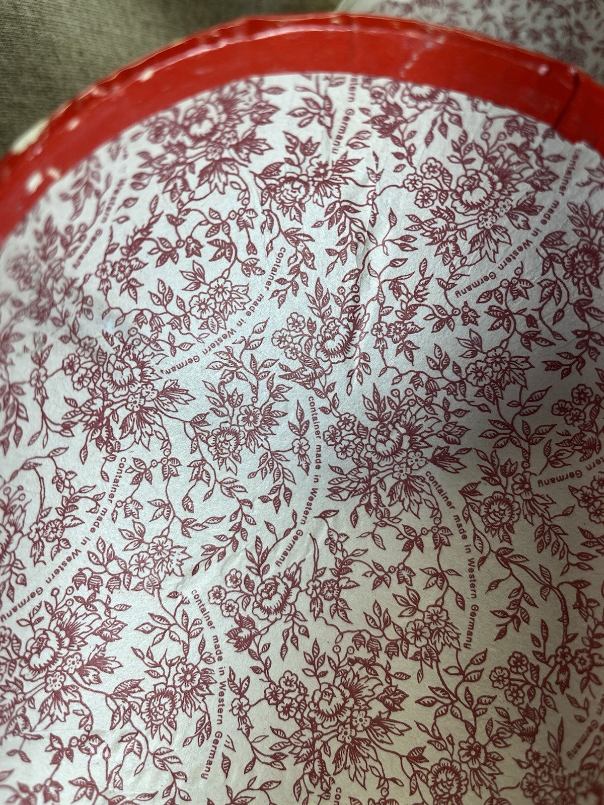 Vintage Paper Mache Easter Egg Candy Container West Germany