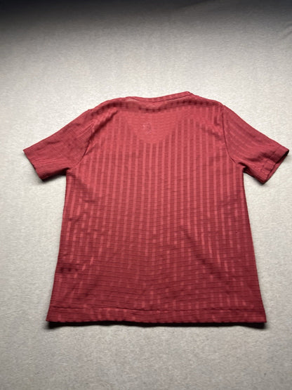 1980s Women’s S Sleeve Orange Knit Top